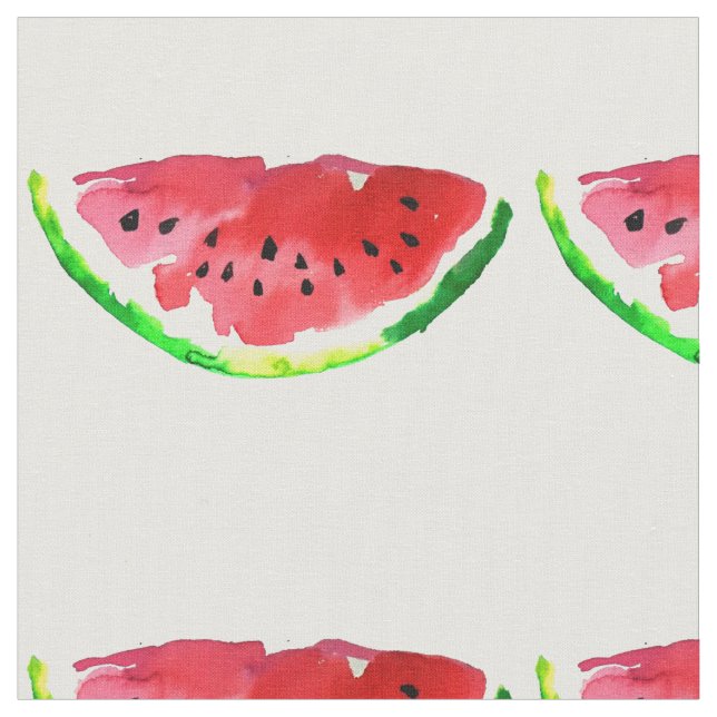 Tecido Watercolor Watermelon Summer (Detalhe)