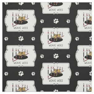 Tecido Weave Woes - agilidade engraçada para cães