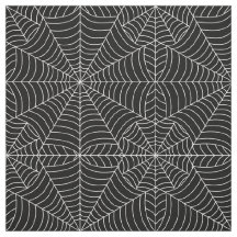 Web de aranha do Dia das Bruxas no preto