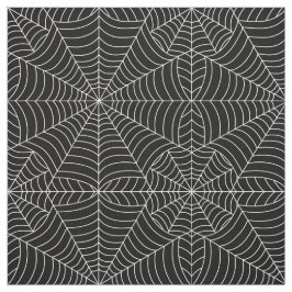 Tecido Web de aranha do Dia das Bruxas no preto