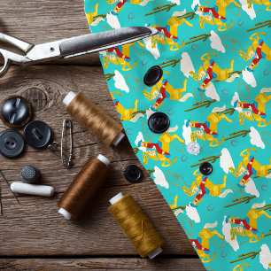 Tecido Western Cowgirl Retro Patterna