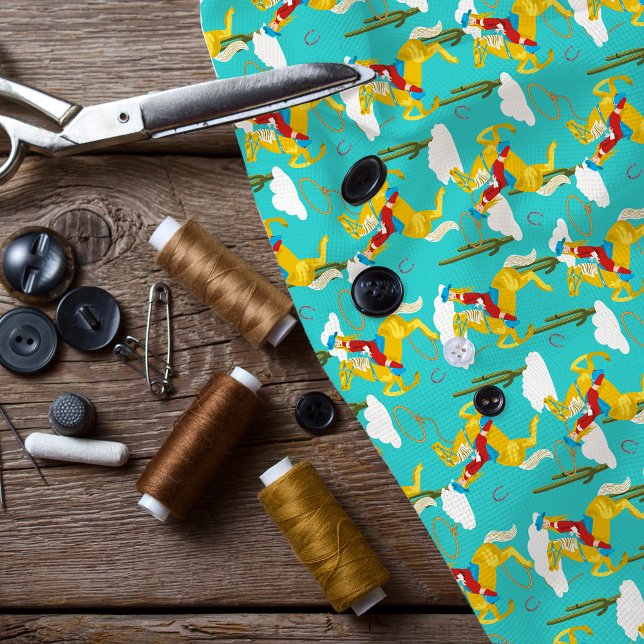 Tecido Western Cowgirl Retro Patterna (Criador carregado)