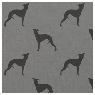 Tecido Whippet mostra em silhueta o cinza do amante do