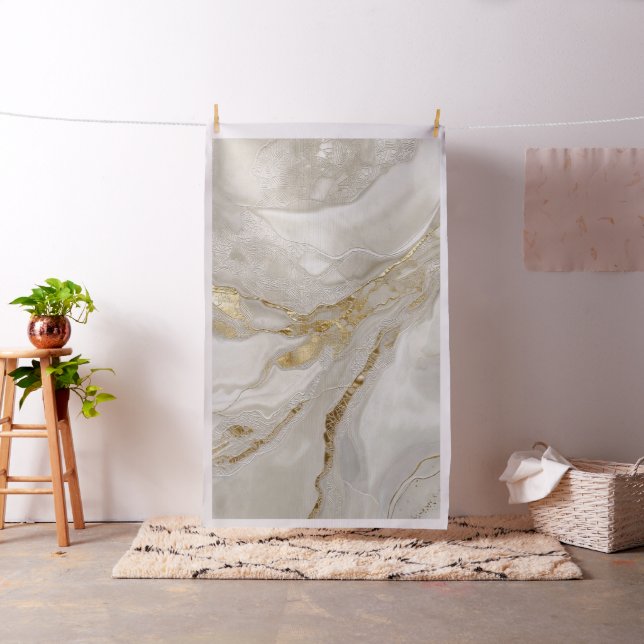 Tecido White Gold Marble Portable Photography Backdrop (In Situ)