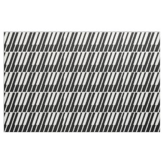 Tecido White Piano Keys