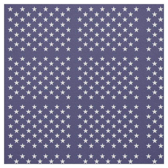 Tecido White Stars Patriotic American Flag Patterno (Modelo)