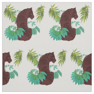 Tecido Wild Tiger Art