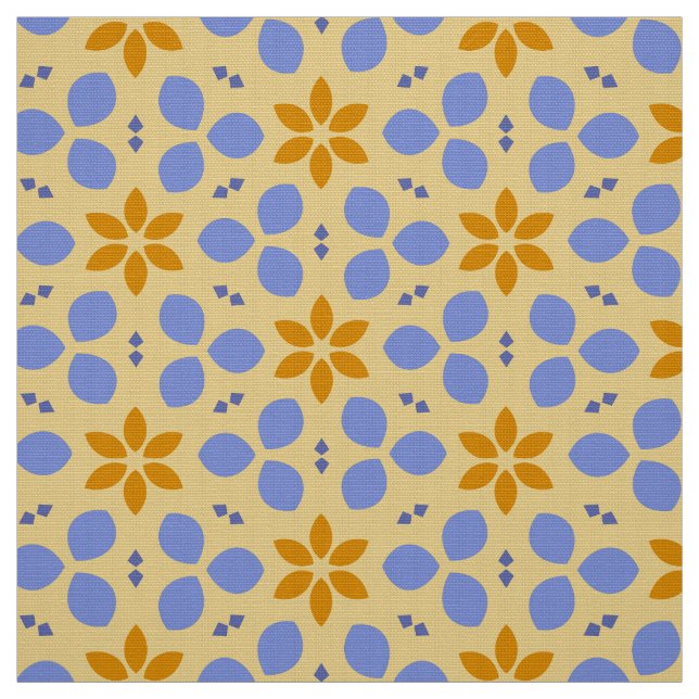 Tecido WILDFLOWER - Flores Botânicas Cutas Flores Amarela (Modelo)