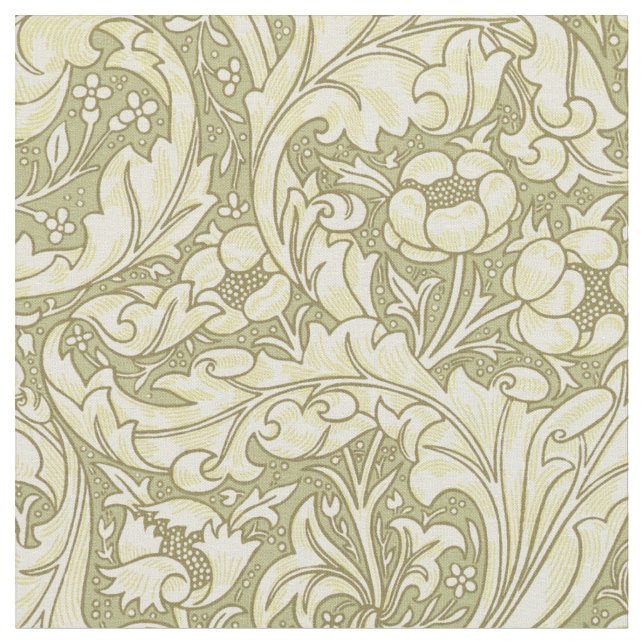 Tecido William Morris "Botão de Solteiro" 4. (Detalhe)