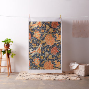 Tecido William Morris Cray Floral Art Nouveau Pattern