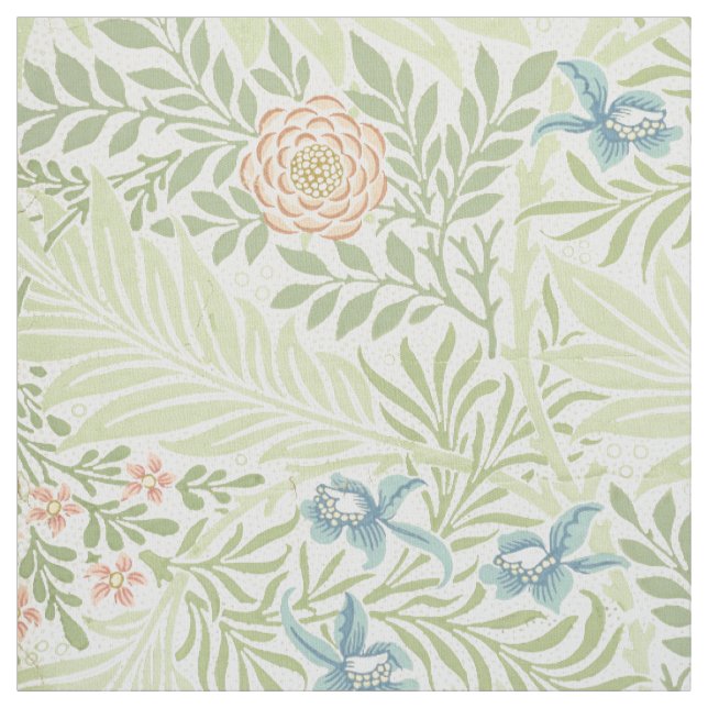 Tecido William Morris Larkspur Padrão Floral (Modelo)