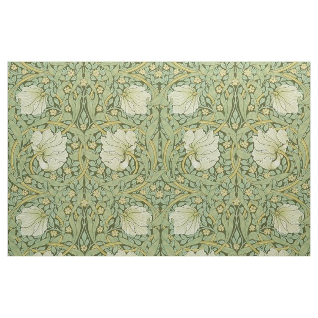 Tecido William Morris Pimpernel Floral Blue Wallpaper (Jarda)