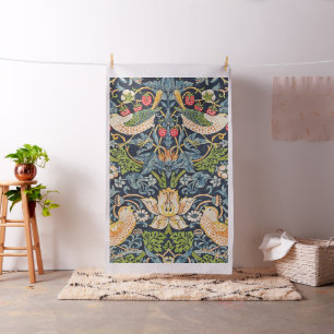Tecido William Morris Strawberry Thief Padrão Floral