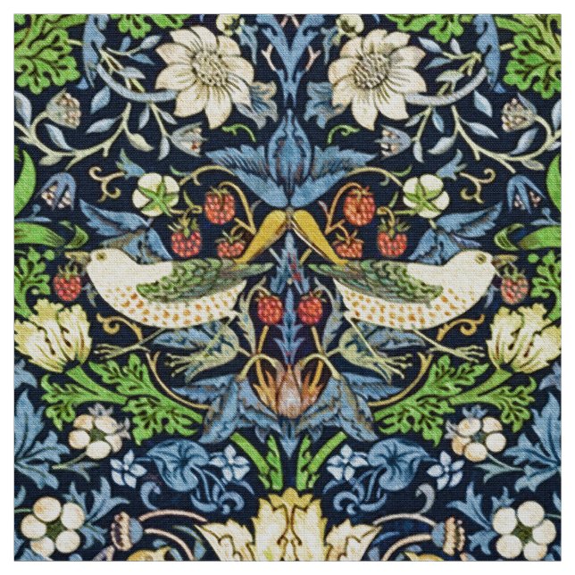 Tecido William Morris Strawberry Thief Pattern (Modelo)