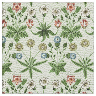 Tecido William Morris Vintage Floral Daisy Pattern
