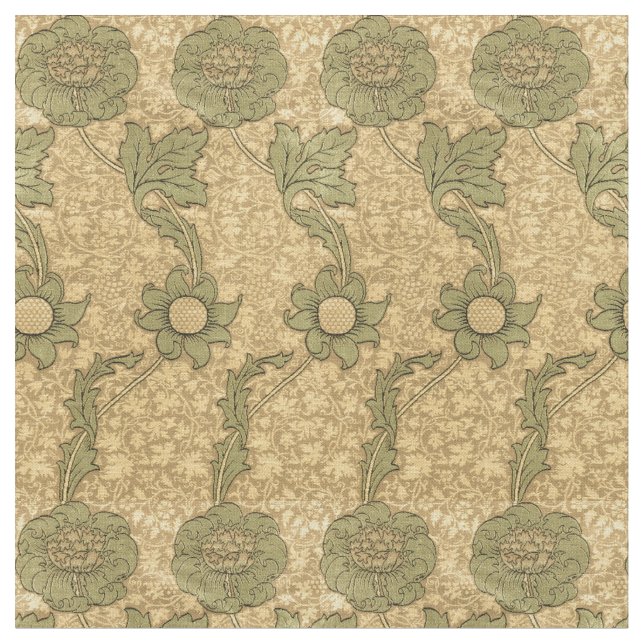 Tecido William Morris Vintage Kennet Padrão (Detalhe)
