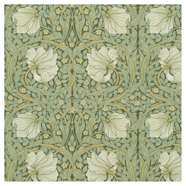 Tecido William Morris Vintage Pimpernel Floral (Detalhe)