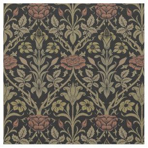 Tecido William Morris Vintage Rosa e Lily Pattern