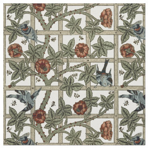 Tecido William Morris Vintage "Trellis" Padrão