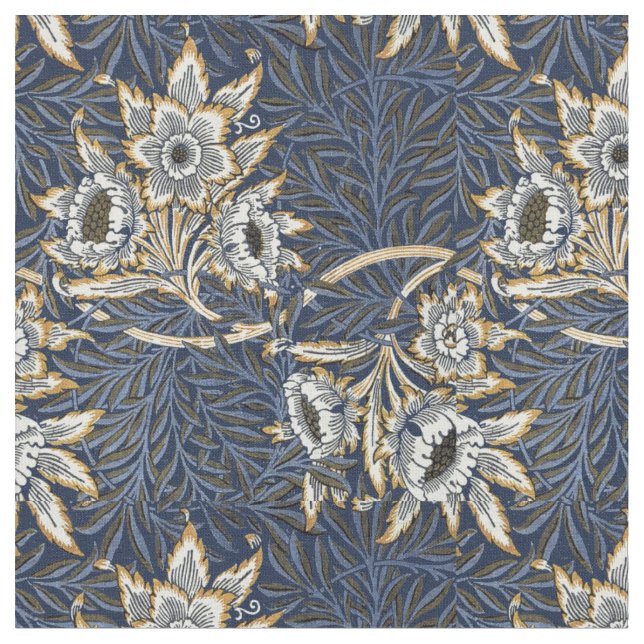 Tecido William Morris Vintage Tulip & Willow Pattern (Detalhe)