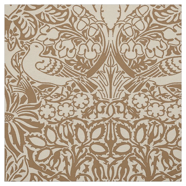 Tecido William Morris'Dove and Rosa, Mellow Brown (Modelo)