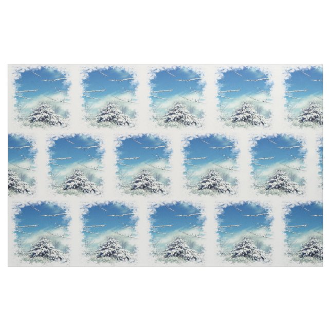 Tecido Wonderland de inverno (Fat Quarter)