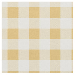 Tecido Xadrez amarelo e branco