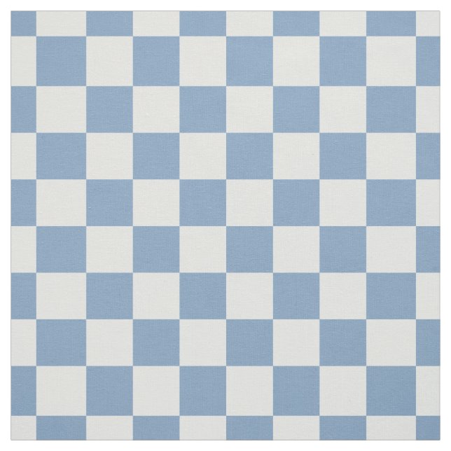 Tecido Xadrez Azul Chambray Simples para Quilting (Modelo)