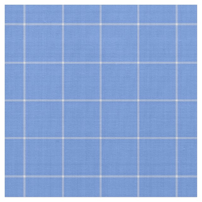 Tecido Xadrez Azul Mil-flores Clássico Grande (Detalhe)