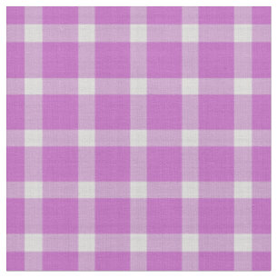 Tecido Xadrez branco e magenta do céu