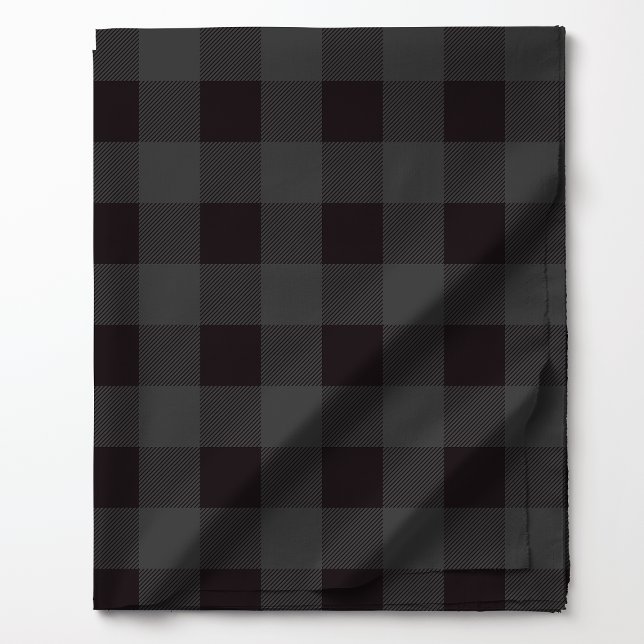 Tecido Xadrez Buffalo Cinza Escuro e Preto (Criador carregado)