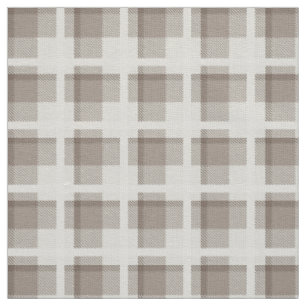 Tecido Xadrez buffalo gingham marrom moca