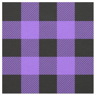 Tecido Xadrez Buffalo Roxo Preto Vintage Polegada Quadrad