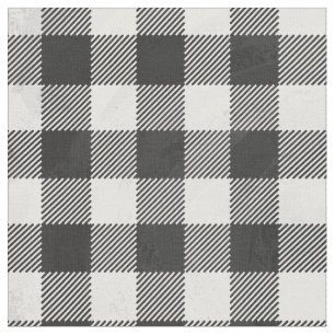 Tecido Xadrez Checkered preto e branco