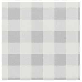 Tecido Xadrez cinza claro e branco Gingham