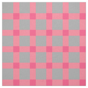 Tecido Xadrez, cinza e cor-de-rosa, cinzas, cor-de-rosa,