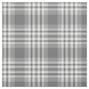 Tecido Xadrez cinza Gingham Verificar Patchwork de Tartan