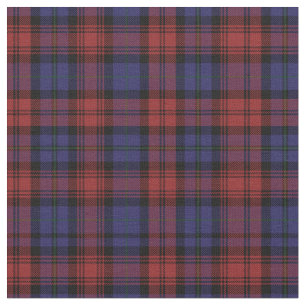 Tecido Xadrez Clan MacLachlan Tartan Verificação Preta Ro