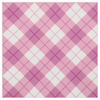 Tecido Xadrez cor-de-rosa