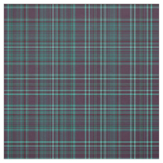 Tecido Xadrez de Borgonha & de cerceta