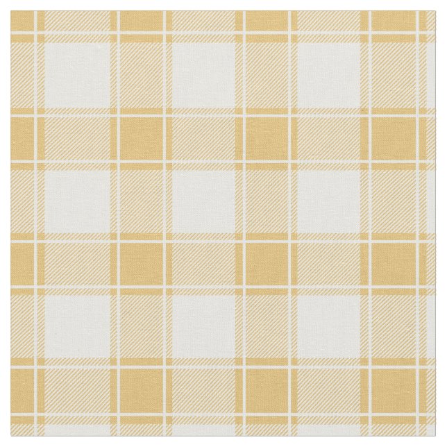 Tecido Xadrez de Búfalo Amarelo e Branco (Detalhe)