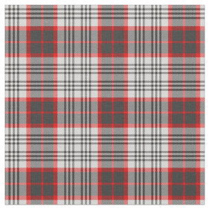 Vinil para móveis Padrão xadrez menzies tartan preto vermelho