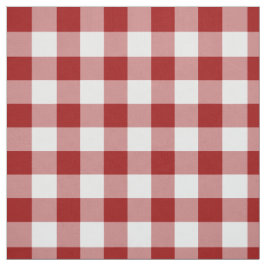 Tecido Xadrez de Homey Red e White Gingham