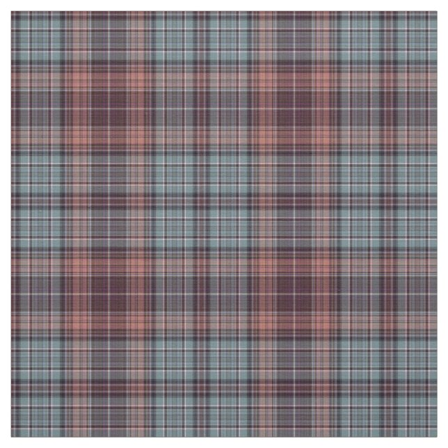 Tecido Xadrez de Tartan azul vermelho (Modelo)