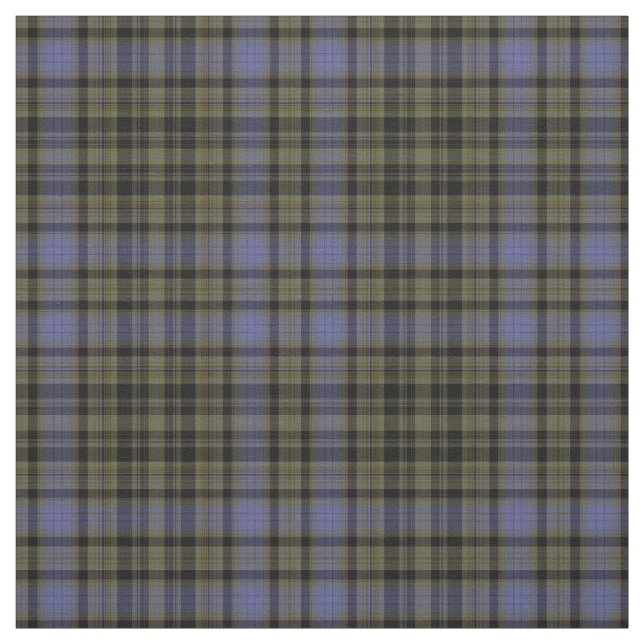 Tecido Xadrez de Tartan Preto Verde Roxo (Modelo)