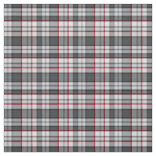 Tecido xadrez de tartan texturizada por cinza