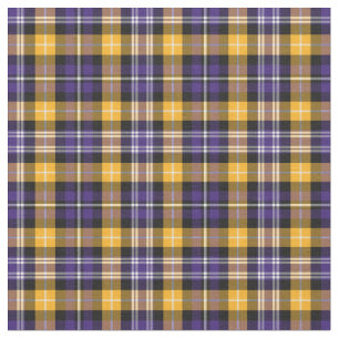 Tecido Xadrez desportiva do ouro roxo e amarelo