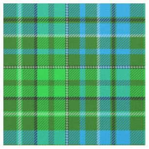Tecido Xadrez Escocês Verde Azul e Verde