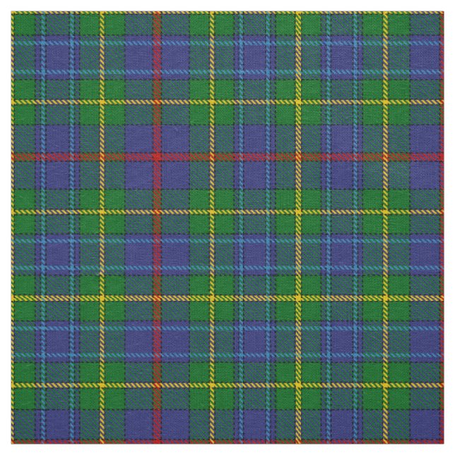 Tecido Xadrez Escocesa Clan Bailey Tartan (Modelo)