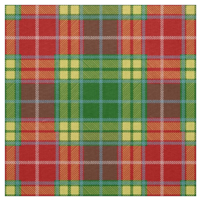 Tecido Xadrez Escocesa Clan Buchanan Tartan (Modelo)